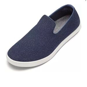 All birds wool lounger navy blue/white sole
